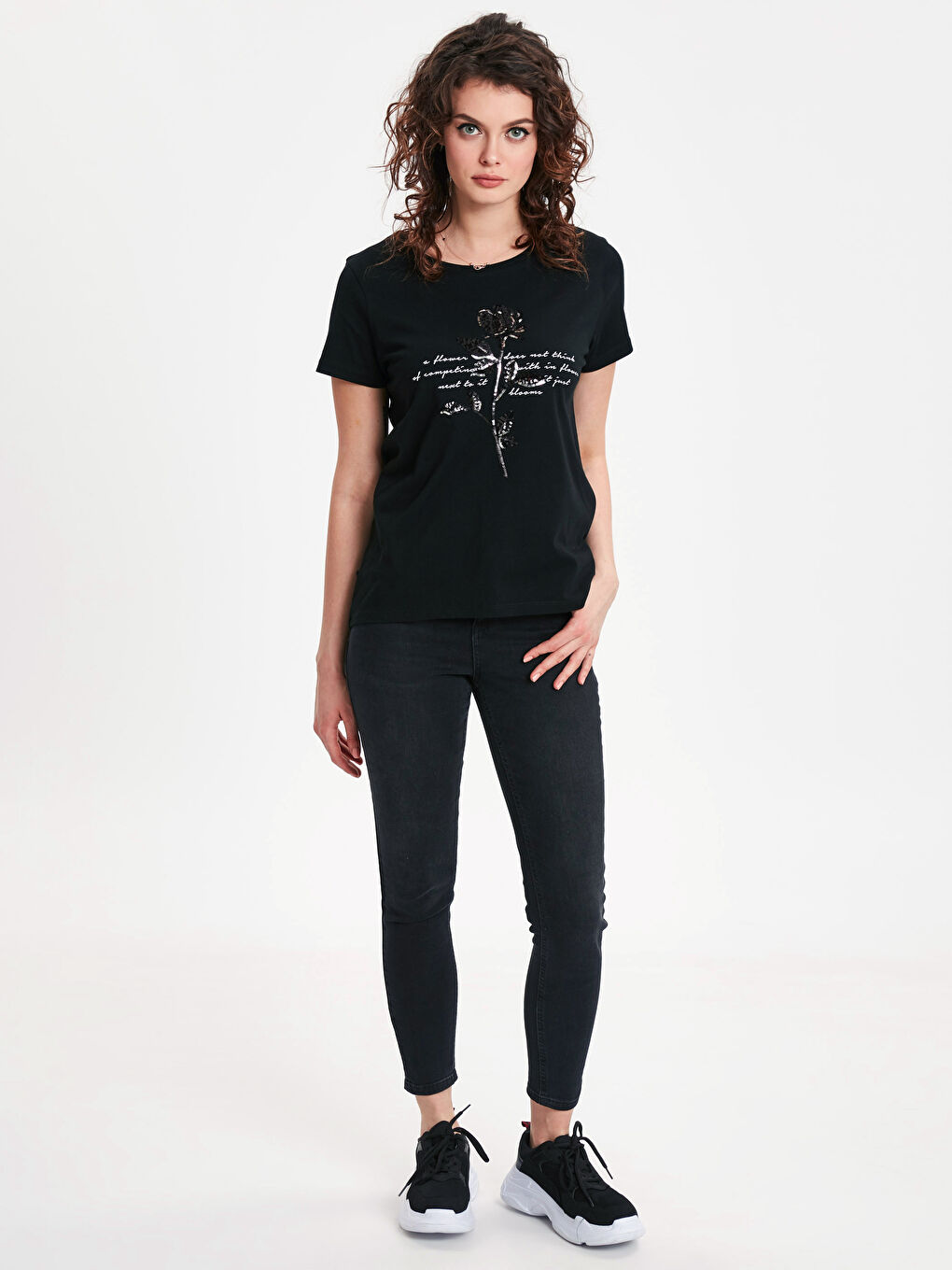T-shirt NOIR Femme-2