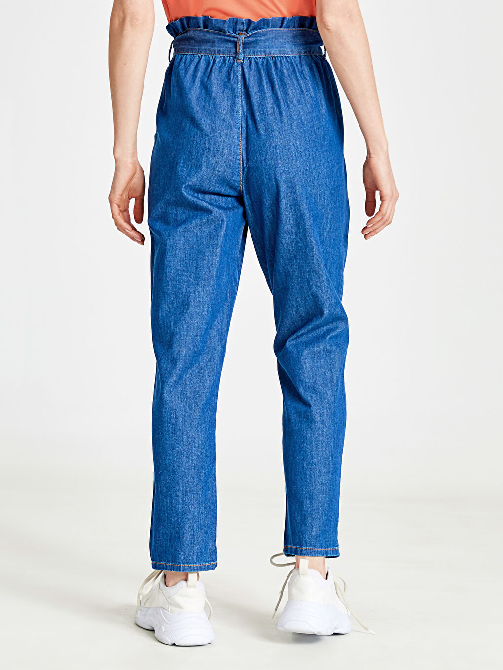 İndigo Rahat Kalıp Kadın Jean-2