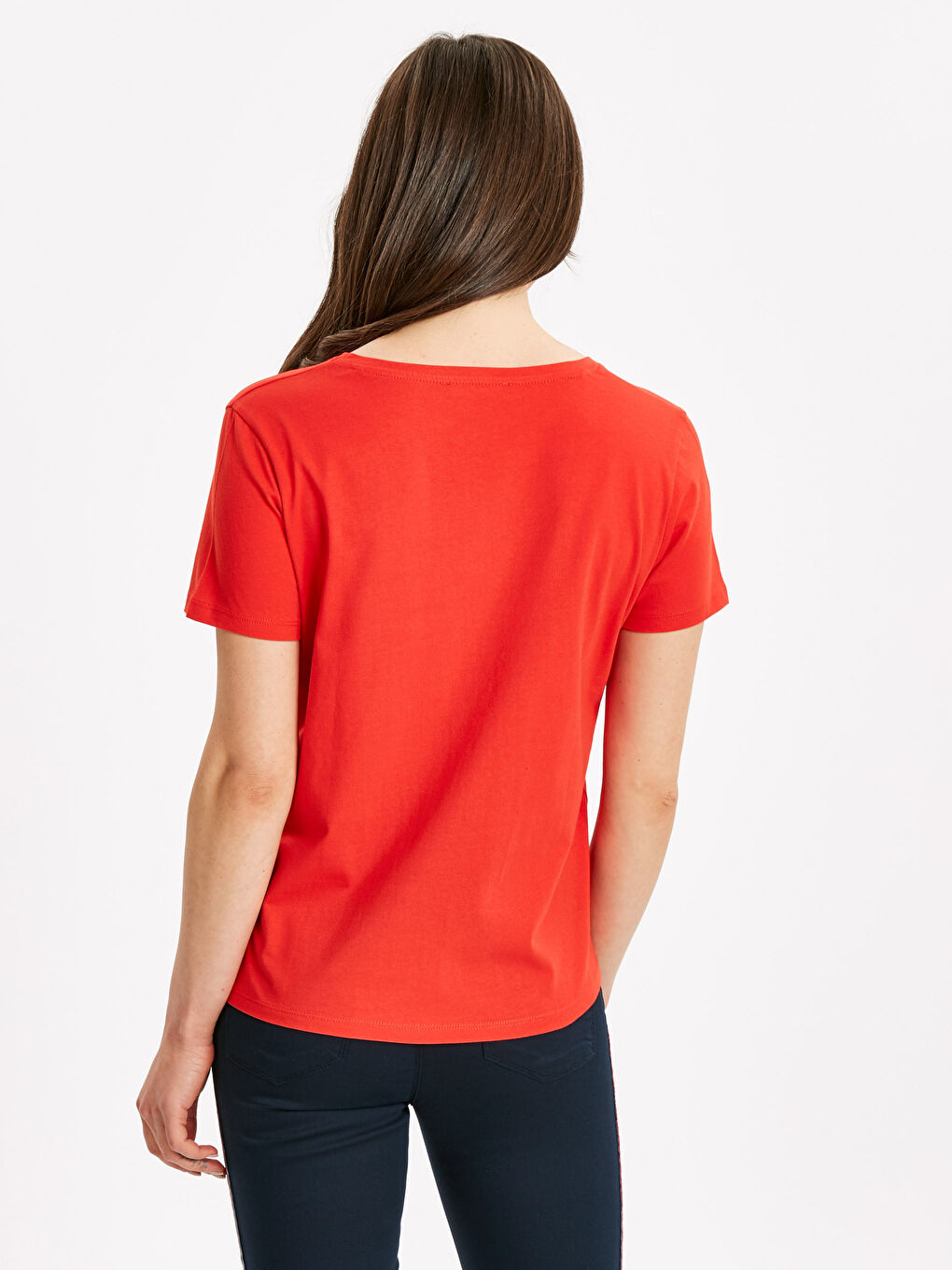 Жінка ЧЕРВОНИЙ Футболка-1
