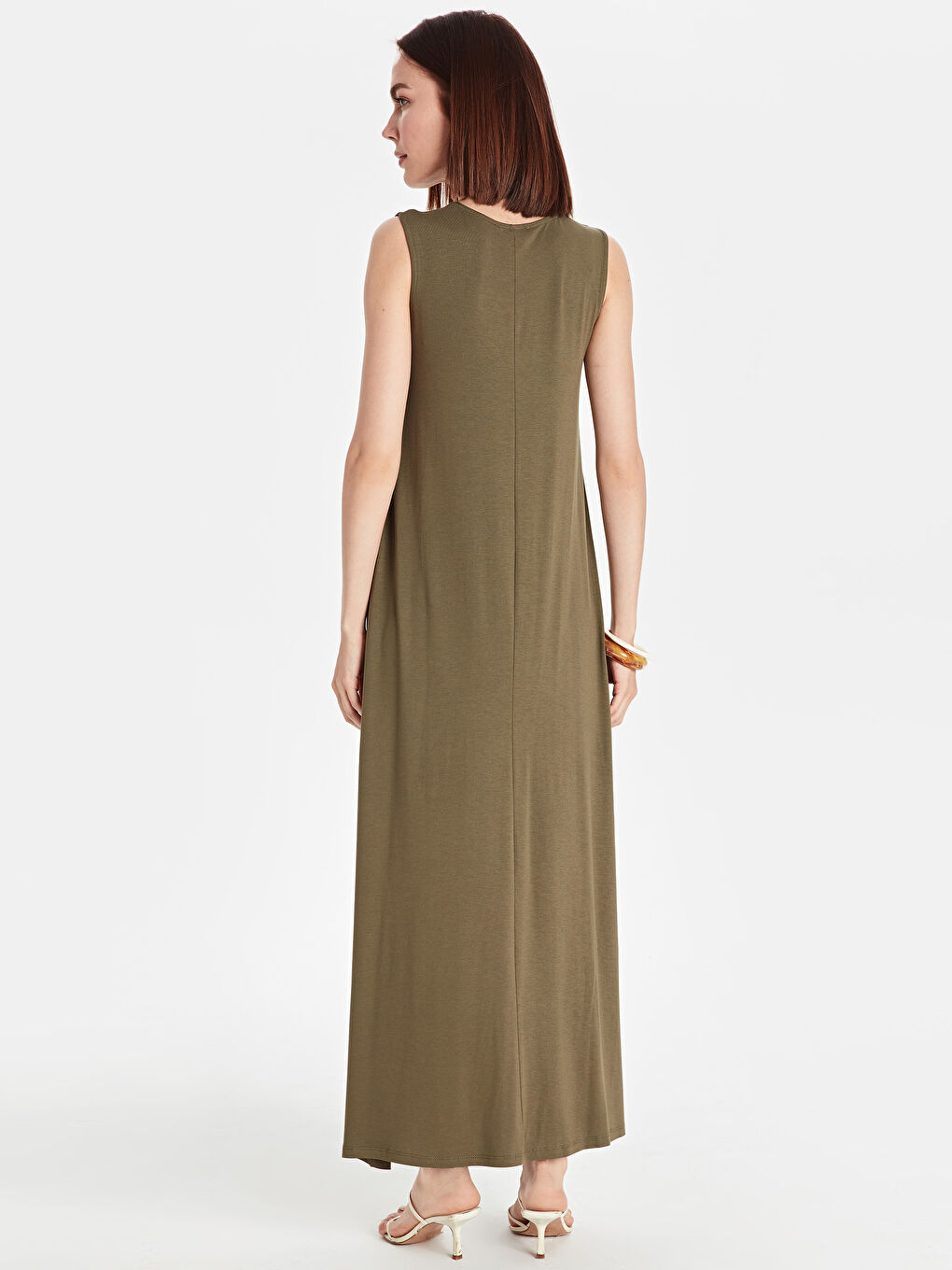 LCWAIKIKI Classic Woman KHAKI Dress -9SK848Z8-F5H