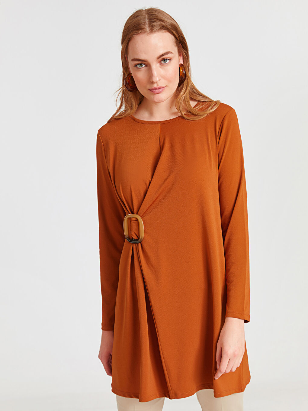 Woman BROWN Tunic-1