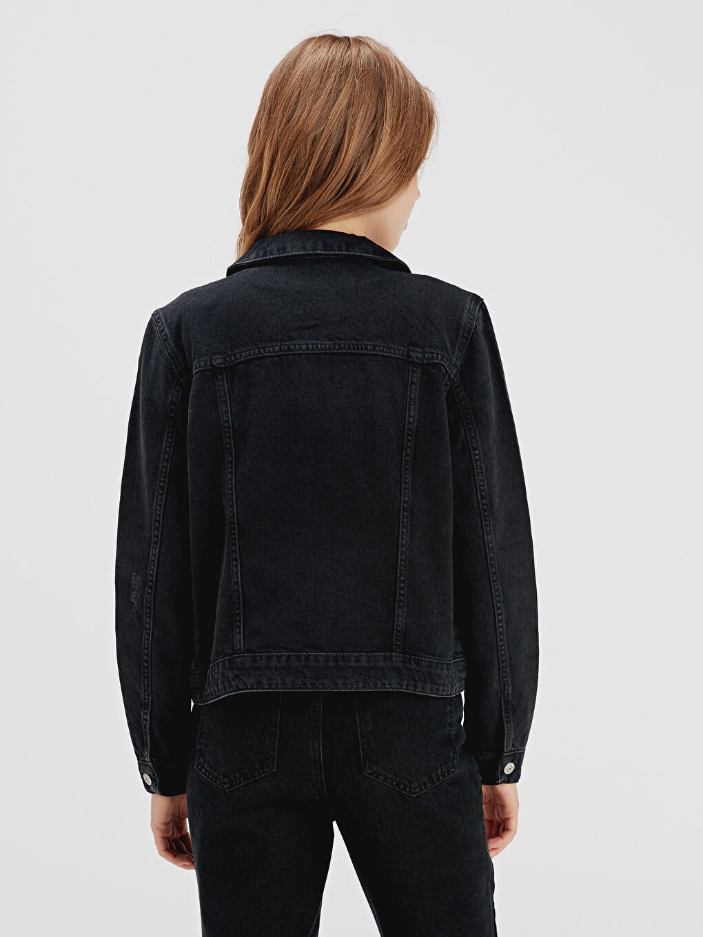 Siyah Rodeo Jean Ceket-2