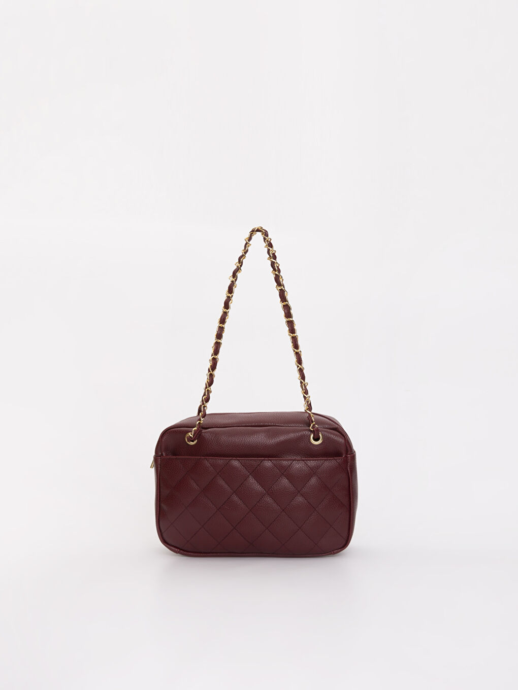 Sac d'épaule ROUGE BORDEAUX Femme-1