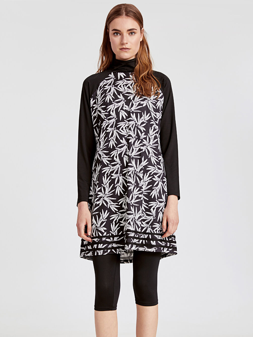 Women's Hijab Swimming Tights-1