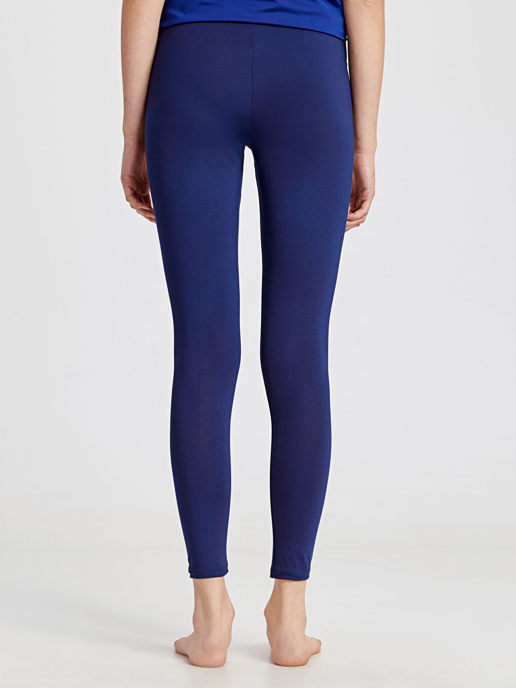 Lacivert Kadın Tesettür Yüzme Tayt-4