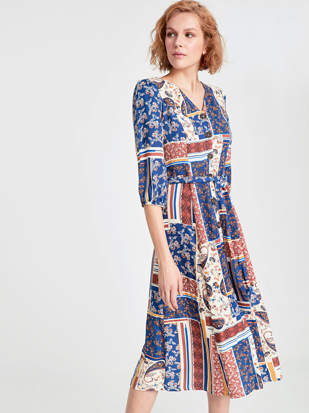 Robe Femme à Manches Longues-1