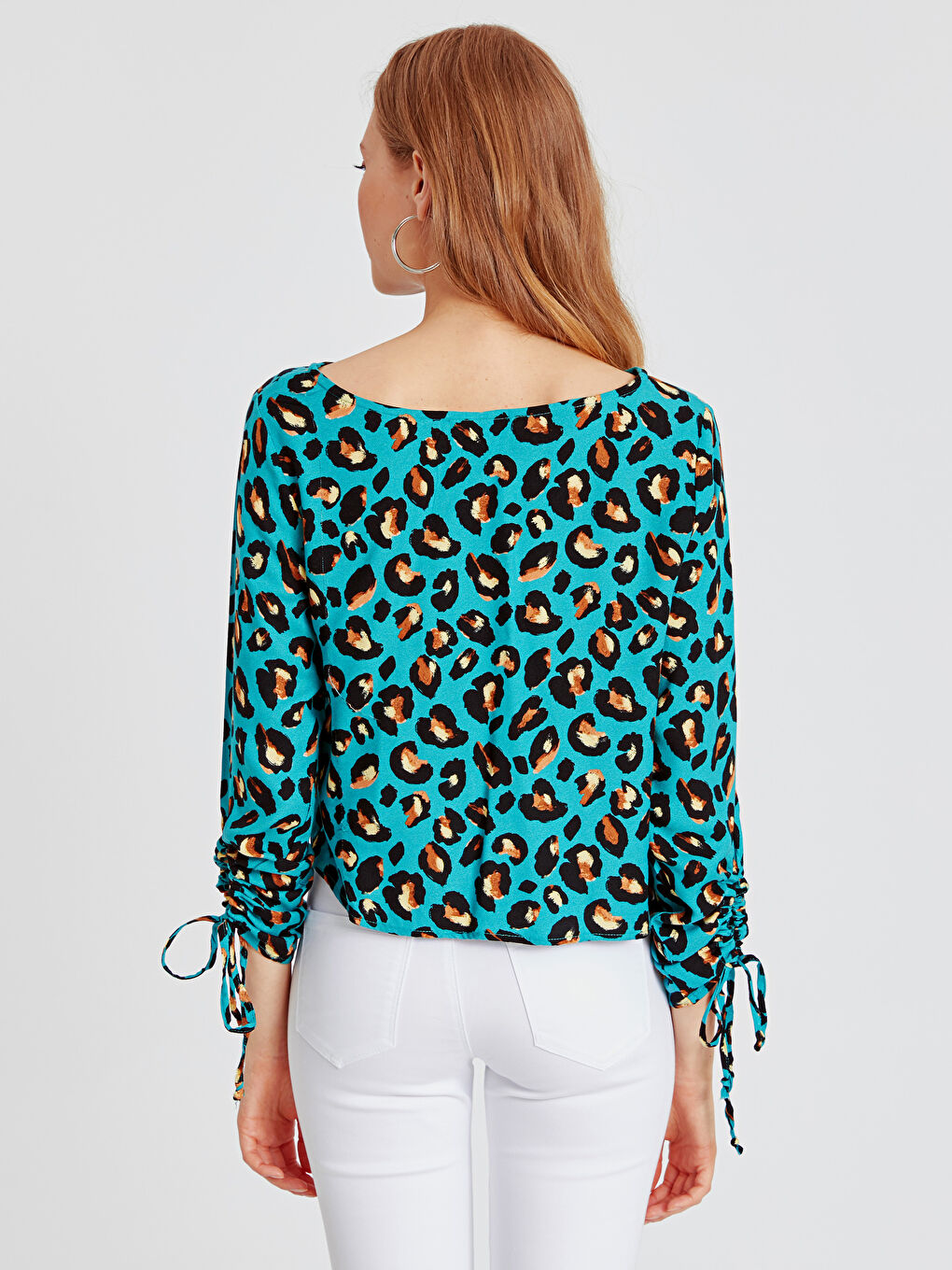 Standard Fit Long Sleeve Women's Blouse-2