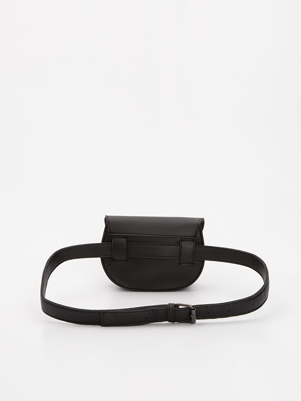 Siyah Deri Görünümlü Çanta-6