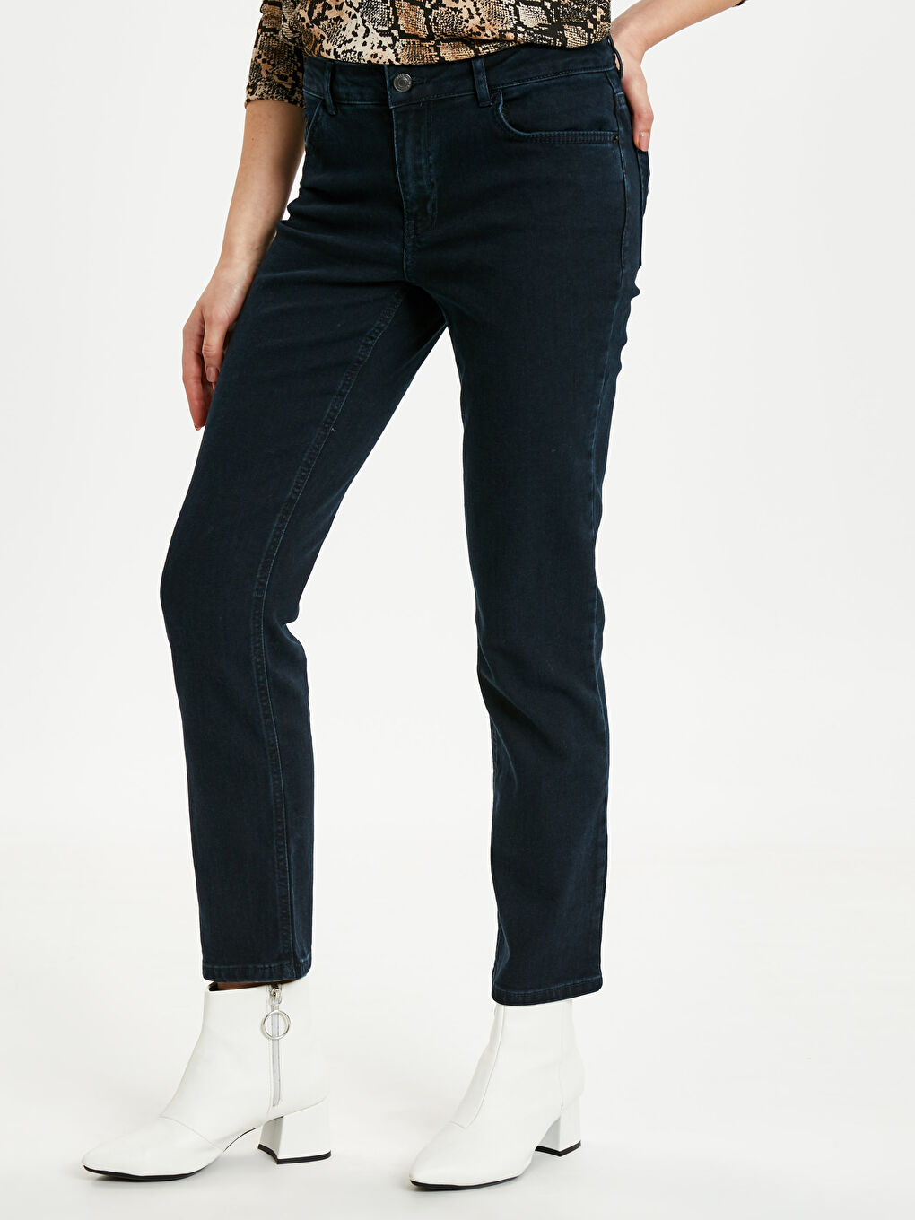 Әйелдер көк Джинсы шалбар-1