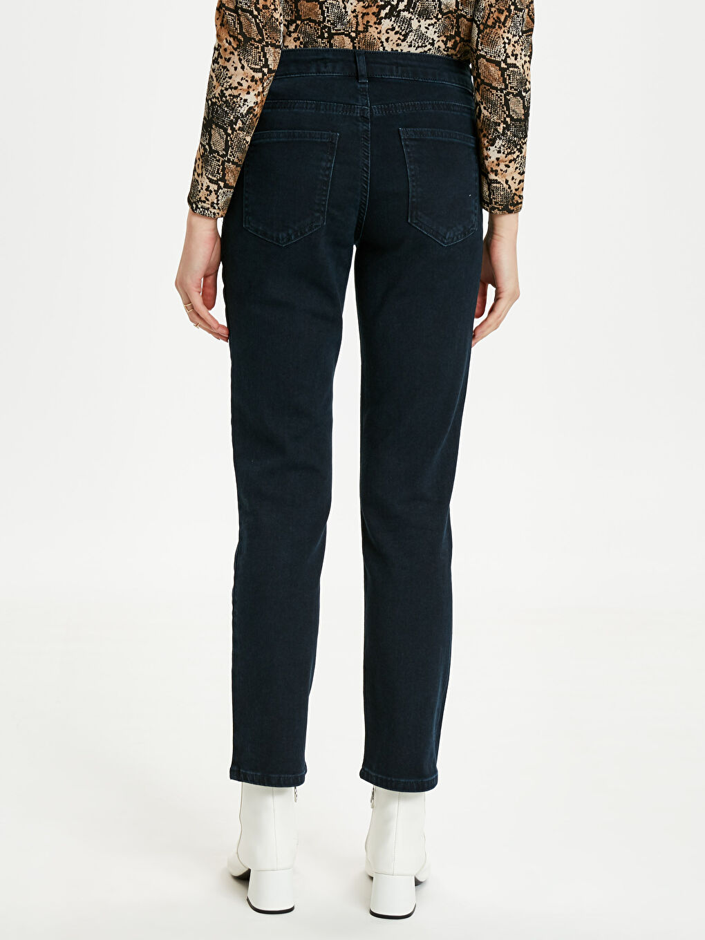 Әйелдер көк Джинсы шалбар-2