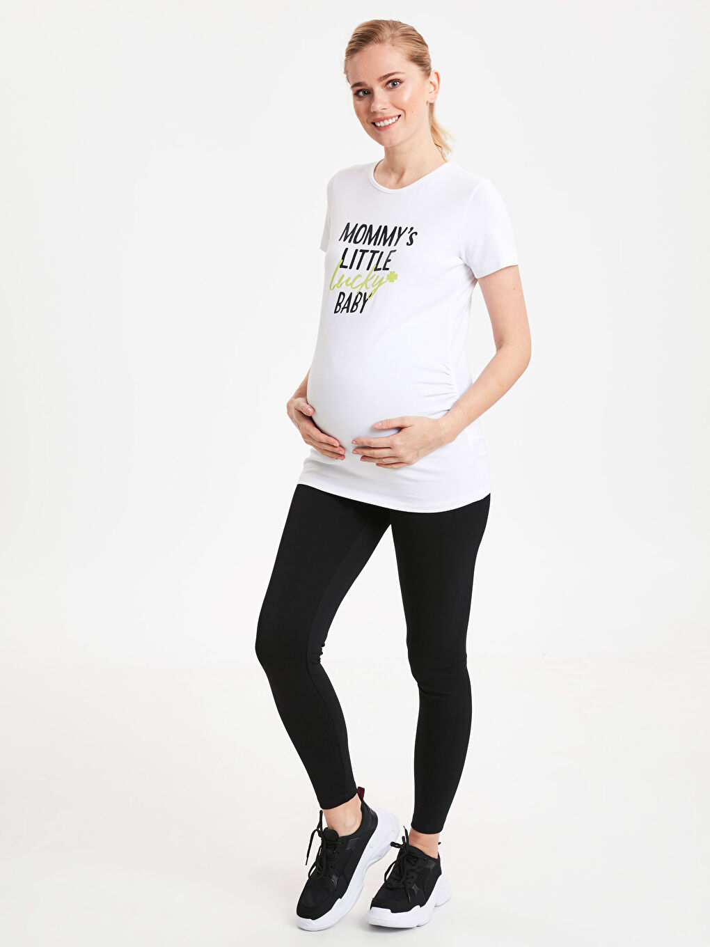 Short Sleeve Maternity T-Shirt-2