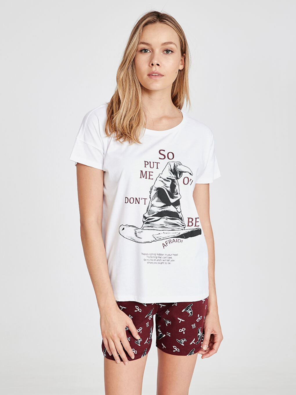 Beyaz Kadın Pijama Takım-1