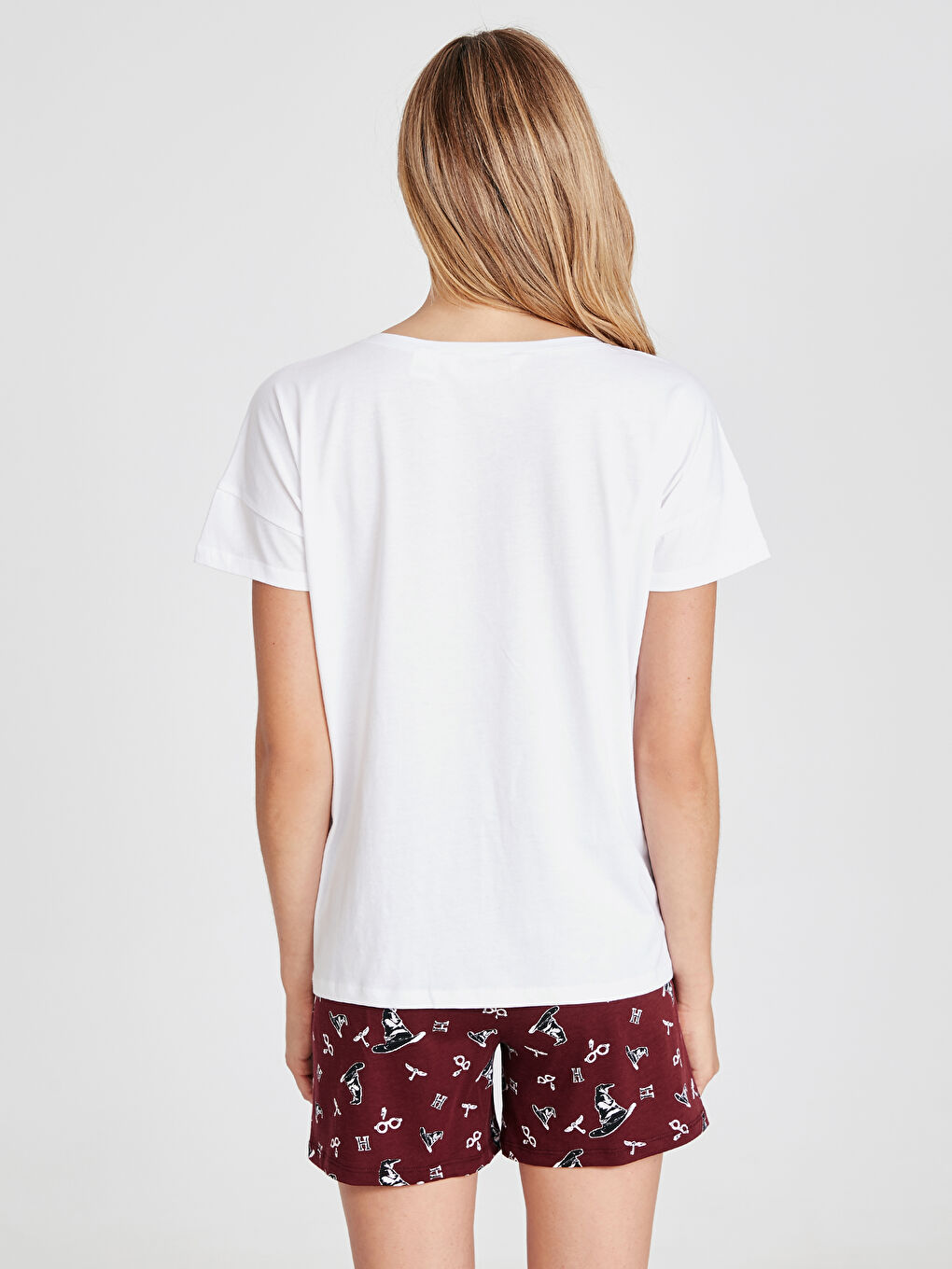 Beyaz Kadın Pijama Takım-2