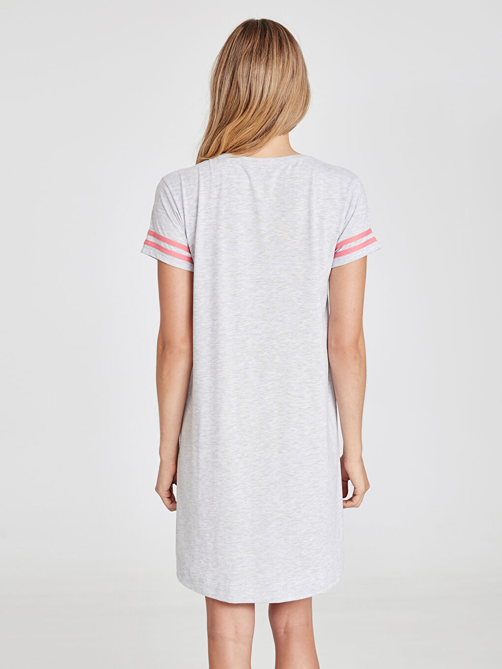 Gri Melanj Gecelik-2