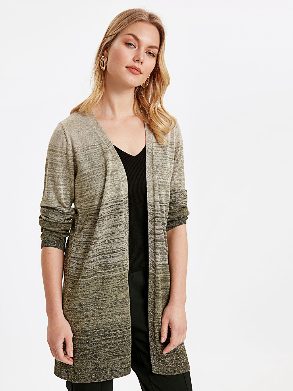 Woman KHAKI Cardigan