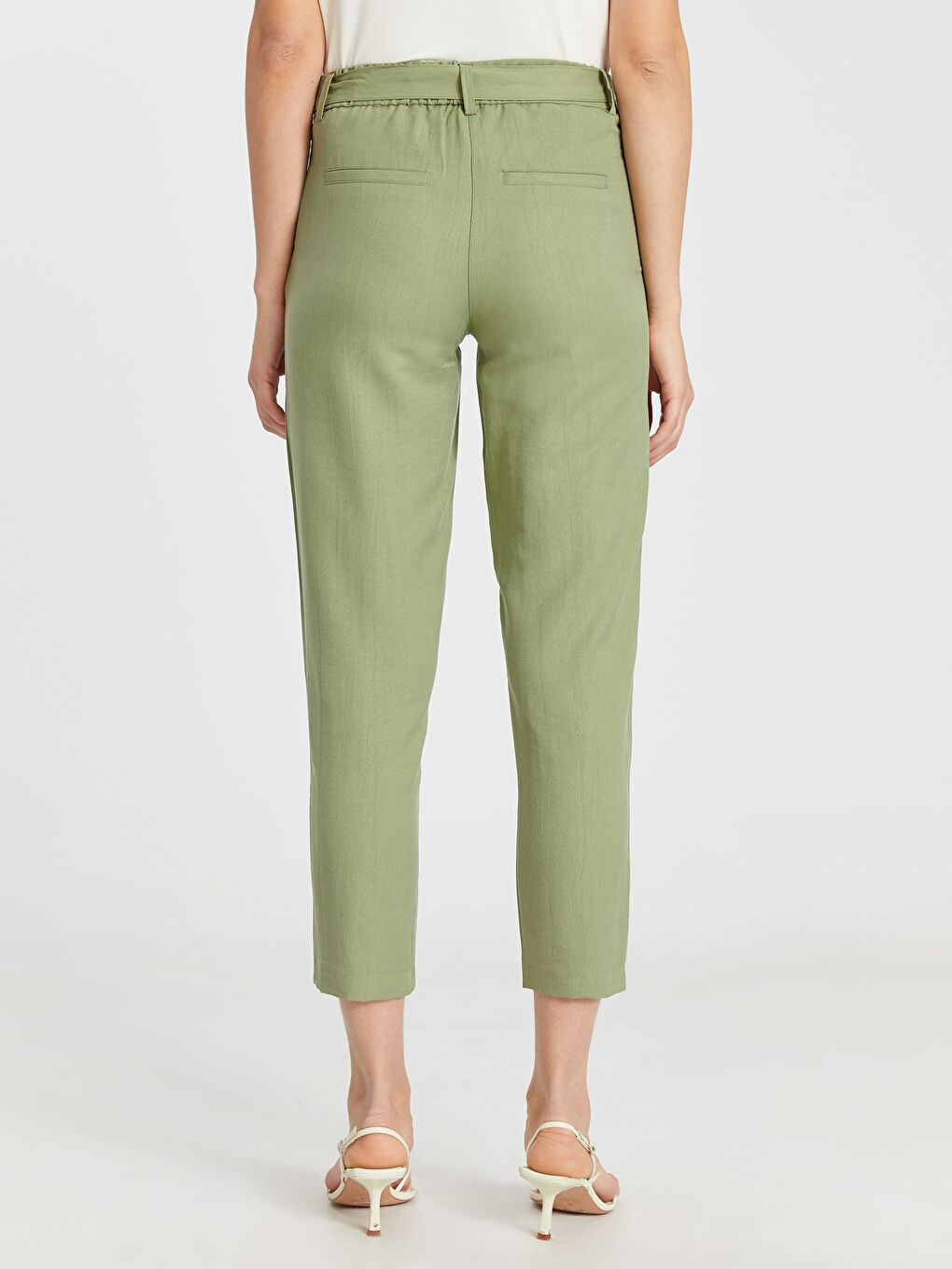 بنطلون أخضر امرأة-2