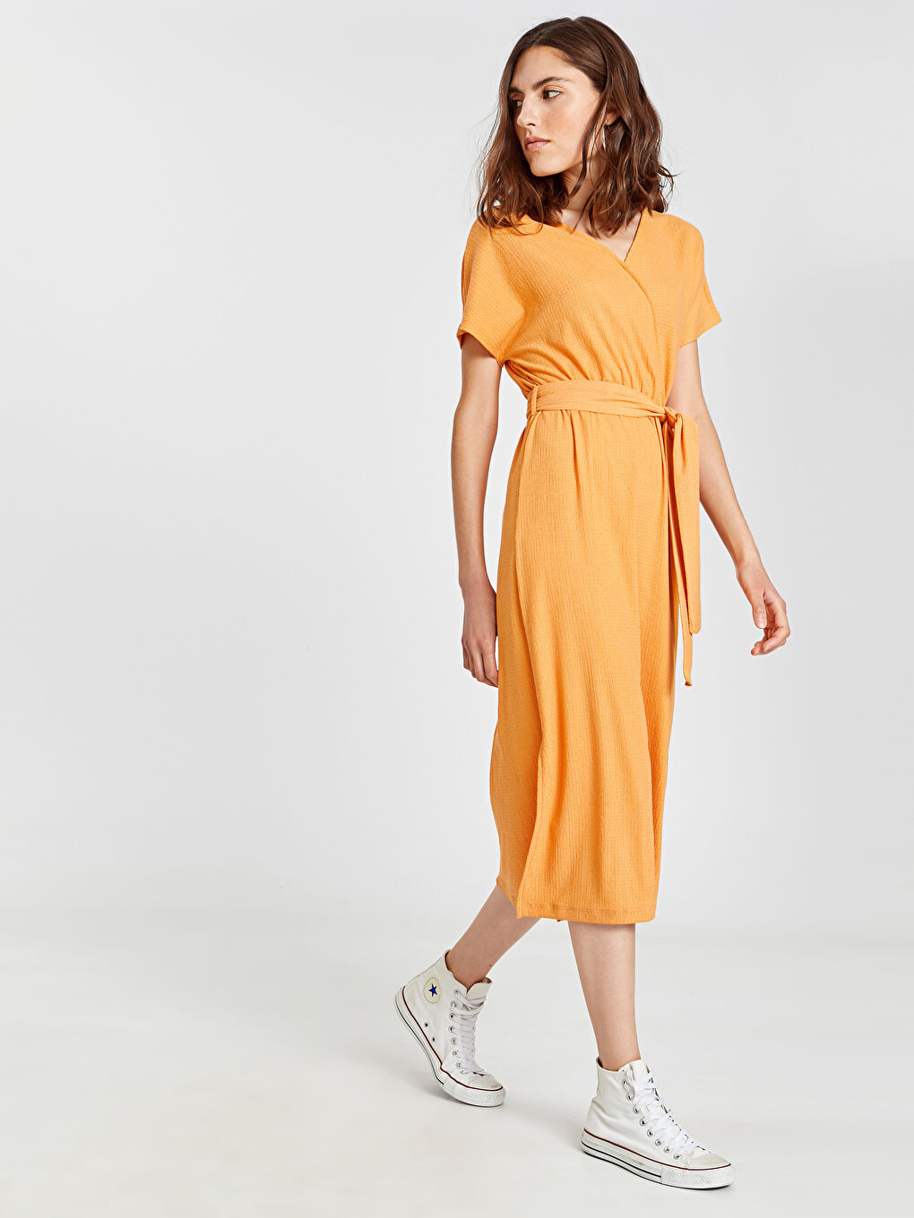 Robe ORANGE Femme-1