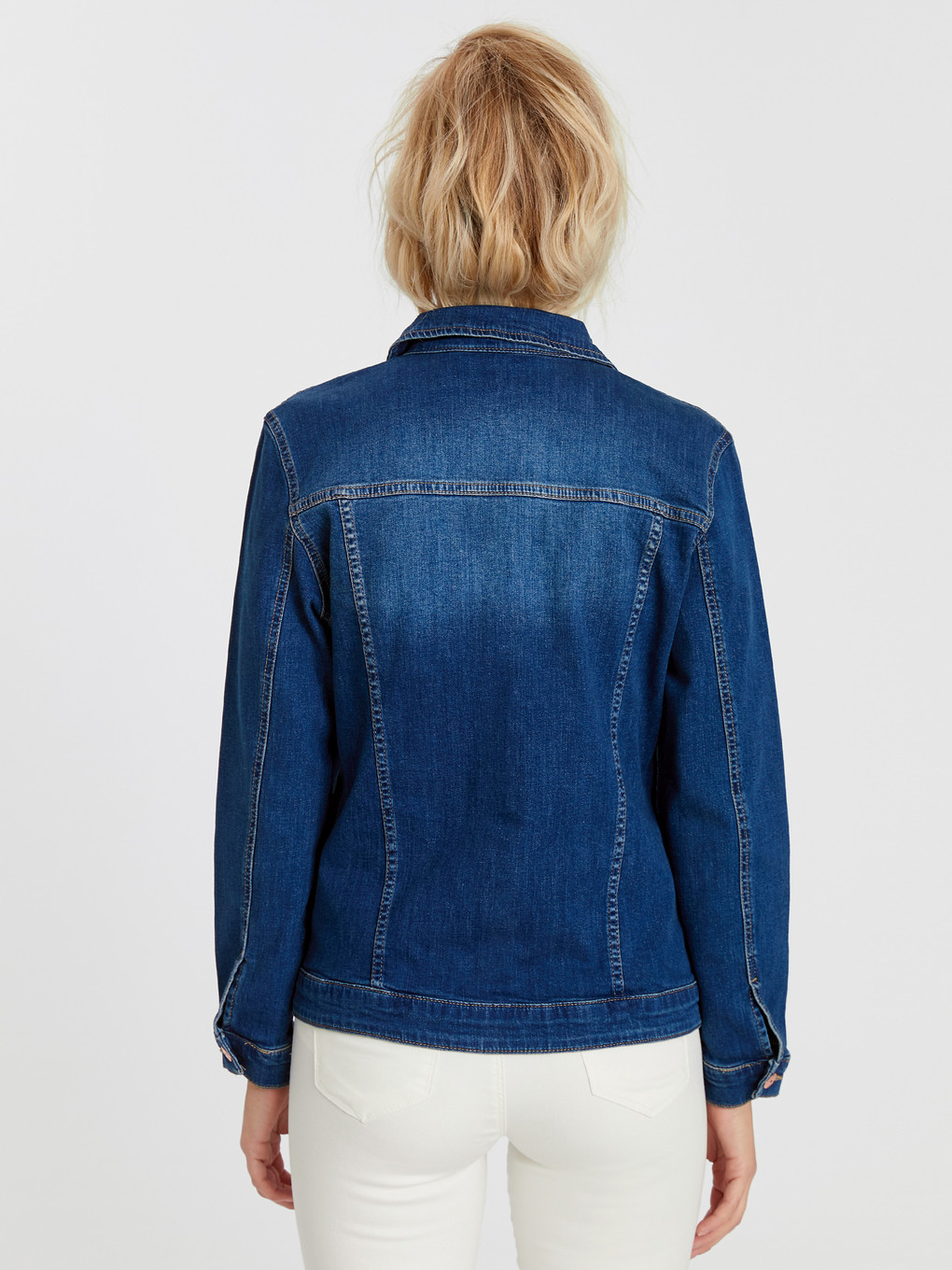 İndigo Standart Fit Kadın Jean Ceket-2