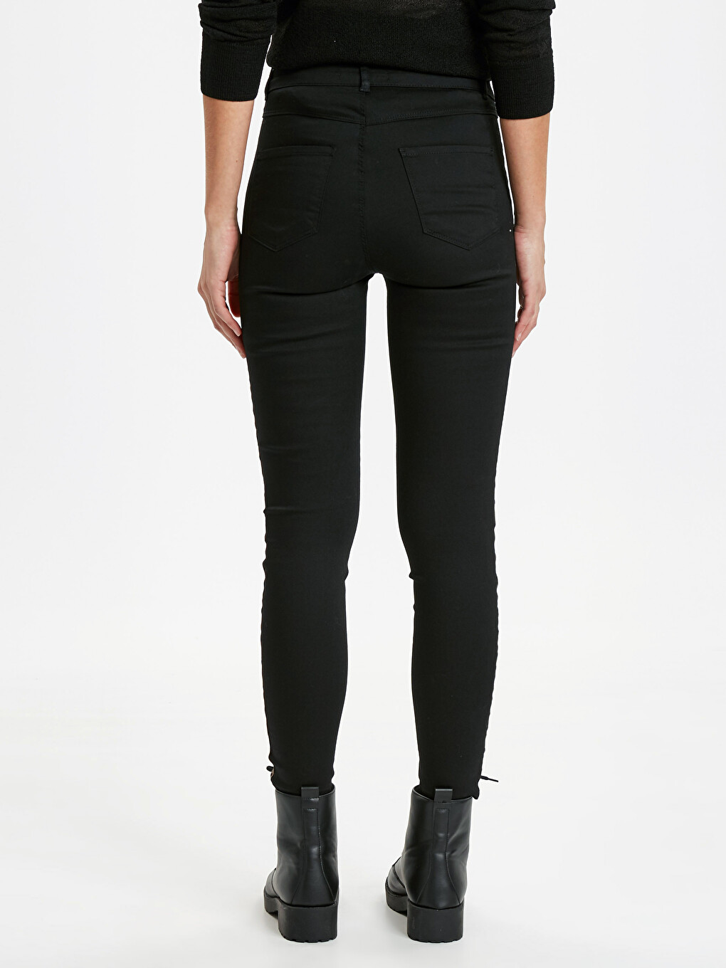 Pantalon Noir Femme-2