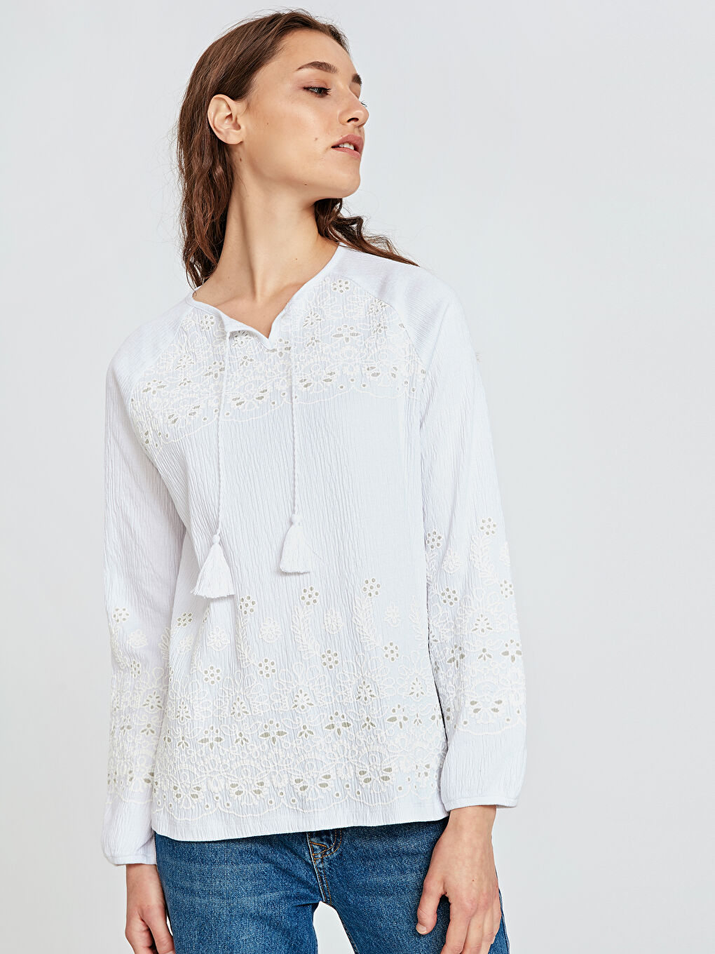 Optik Beyaz Tişört-1