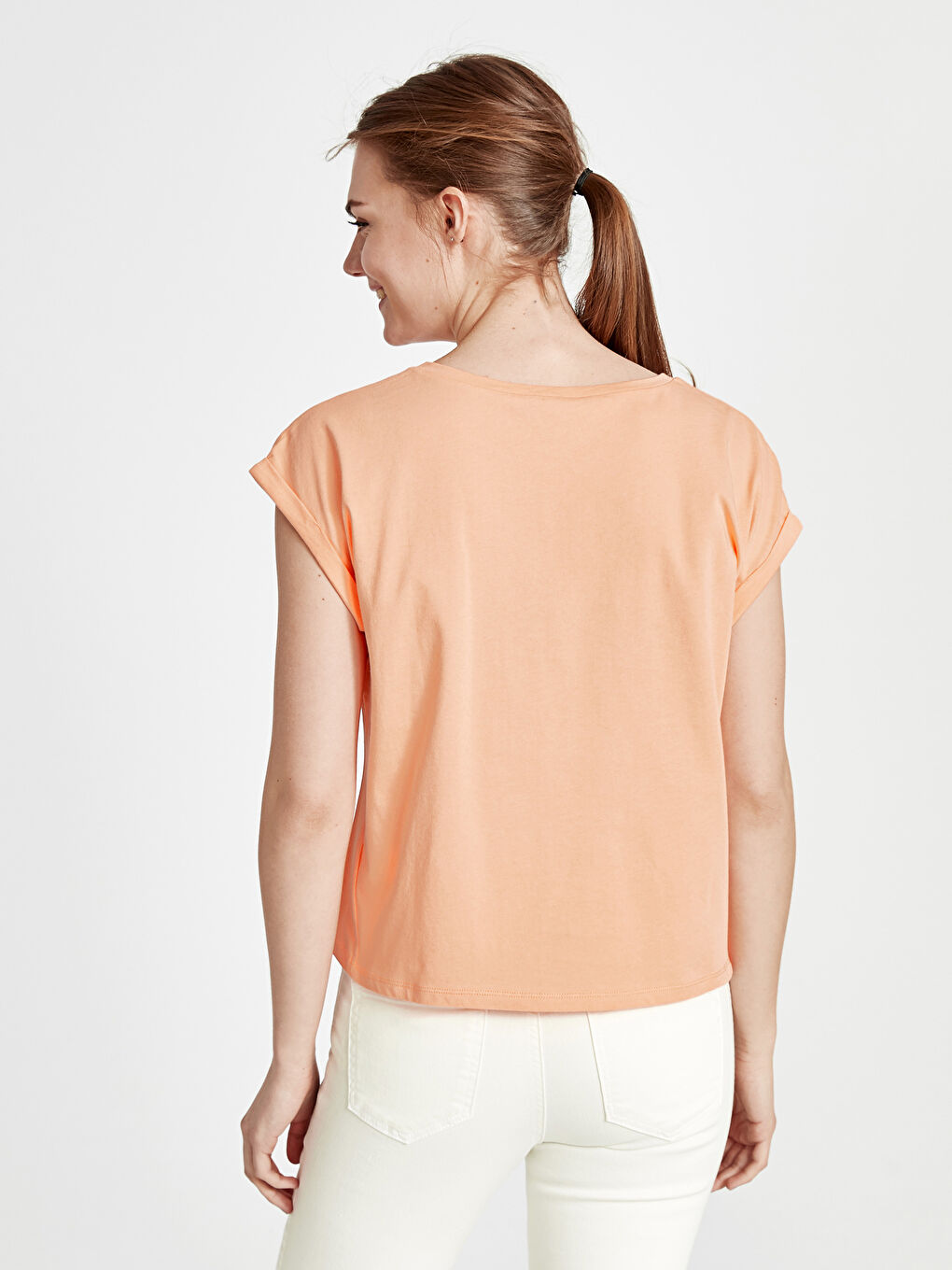 Açık Mercan Tişört-2