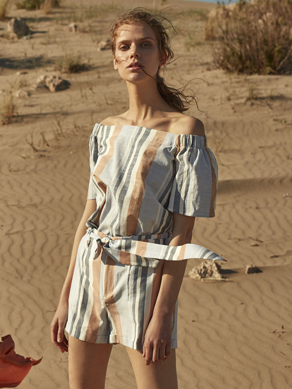 Mavi Standart Fit Kısa Kollu Kadın Bluz