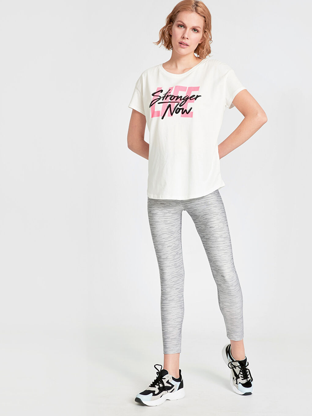 Woman GREY Sports Leggings