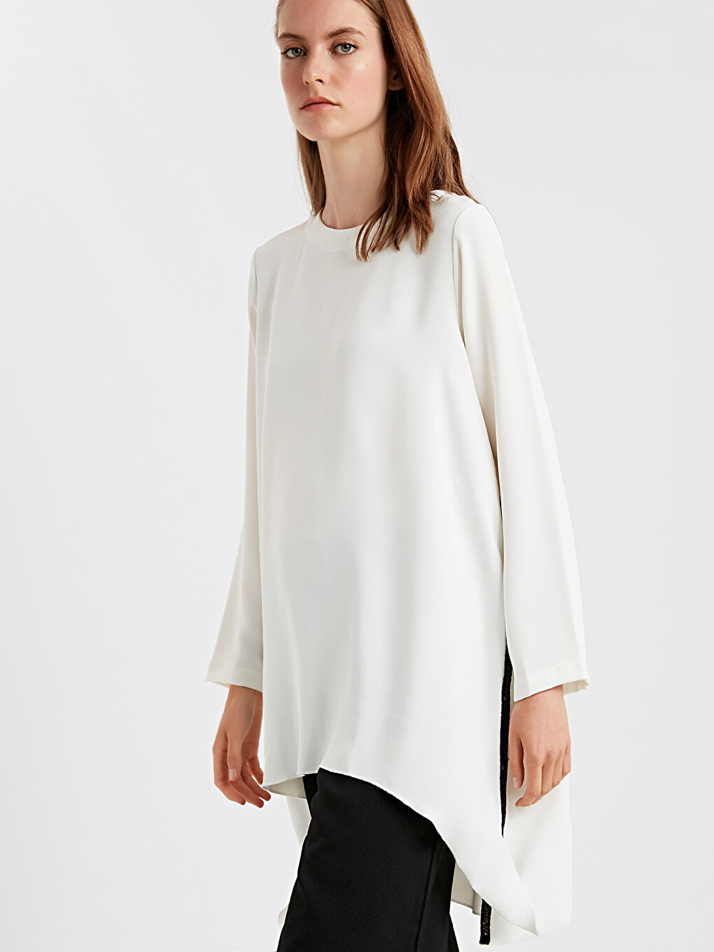LCW Modest Satin-Tunika für Damen -9SQ062Z8-CU1