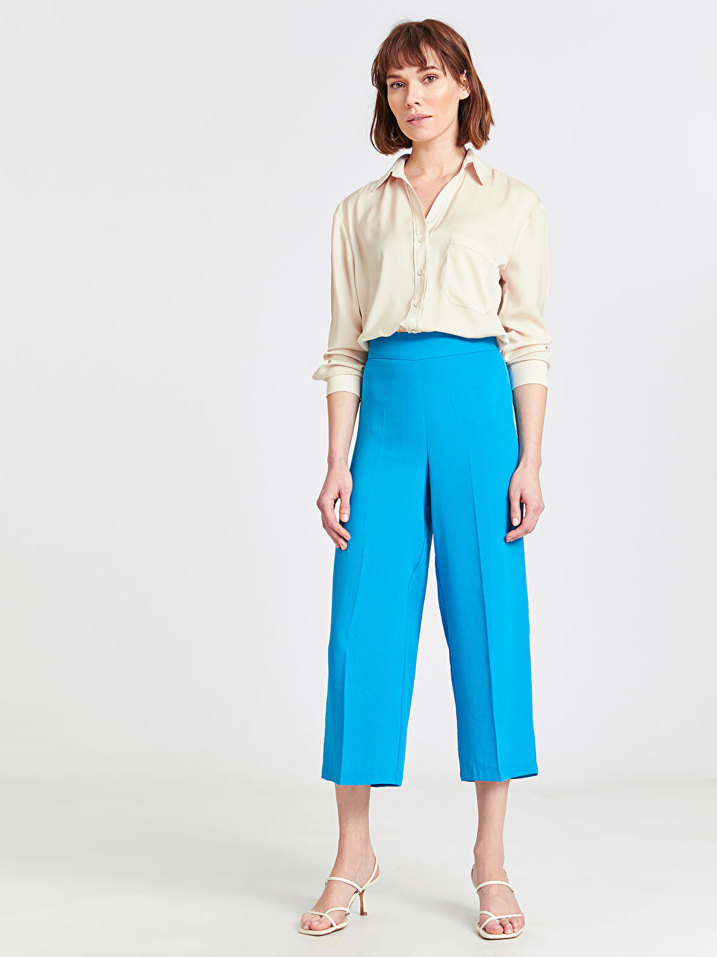 Комфортные Брюки из Крепа для Женщин-1