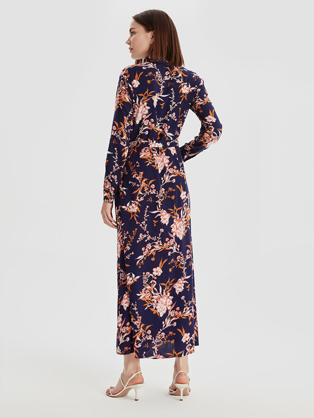 Woman NAVY Shirt Dress-2