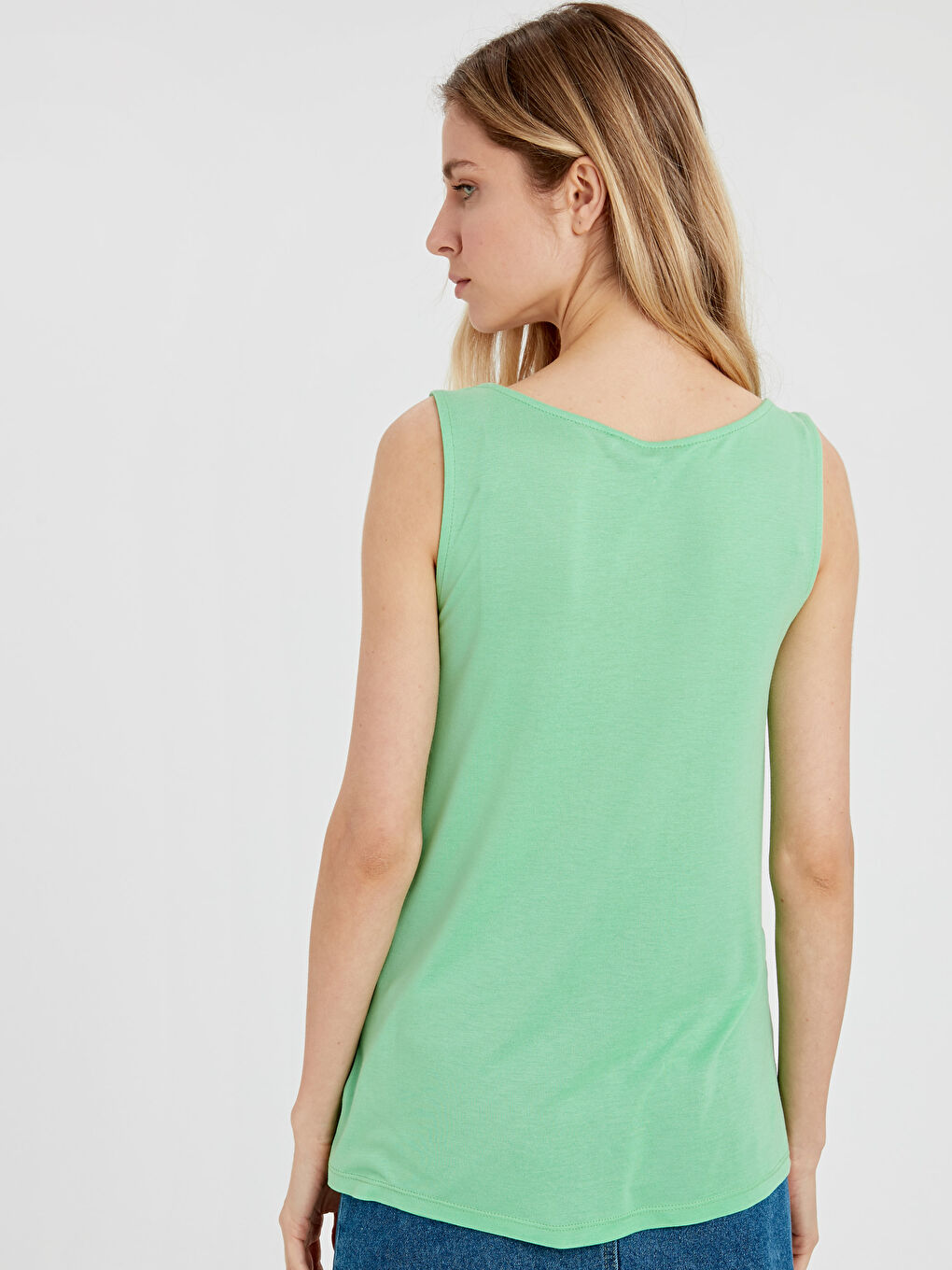 Débardeur VERT Femme-2