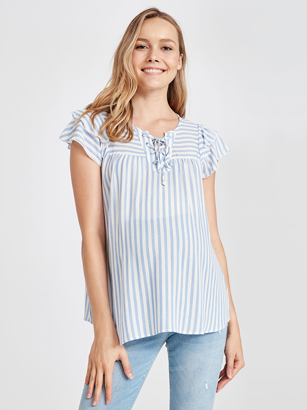 Short Sleeve Women's Blouse