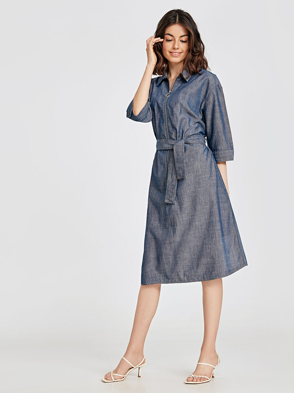 Standard Fit Women's Jean Dress
