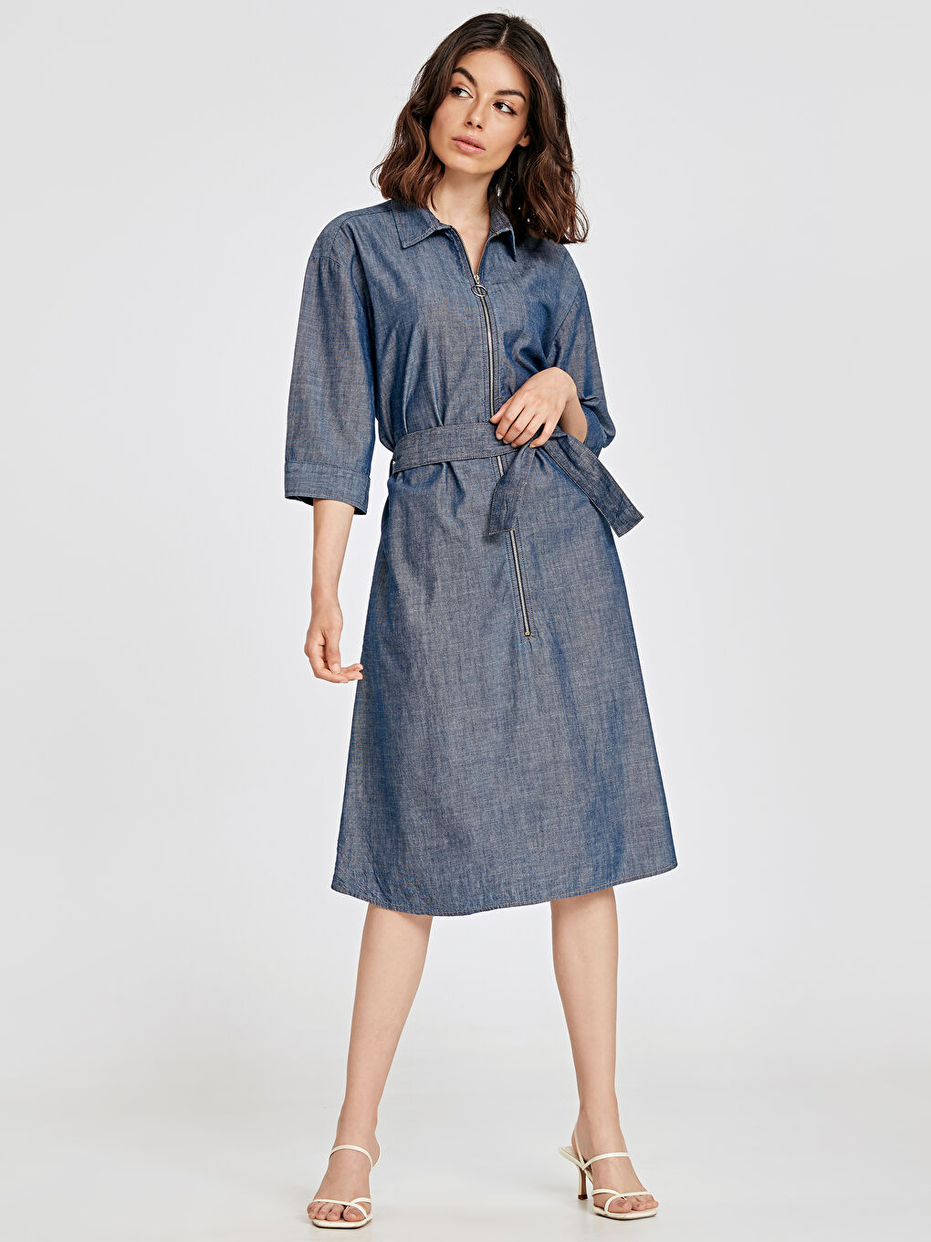 Standard Fit Women's Jean Dress-1