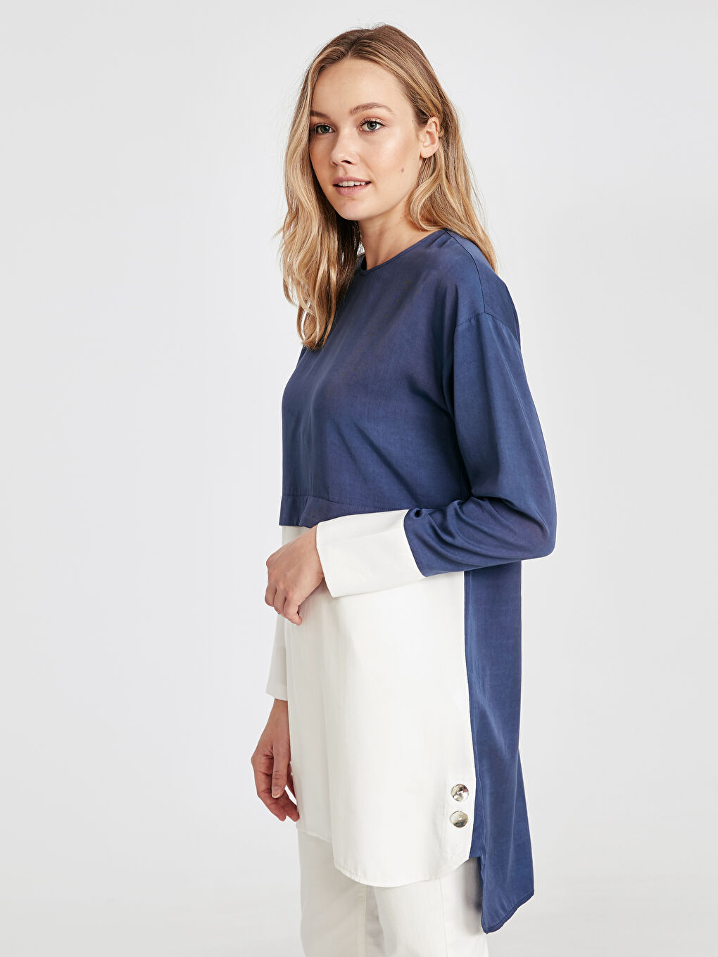 Tunique en popeline pour Femmes-1