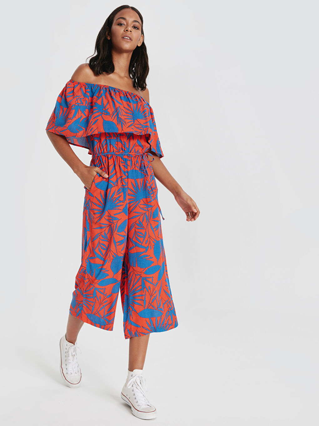 Combinaison en Popeline sans Manches pour Femmes