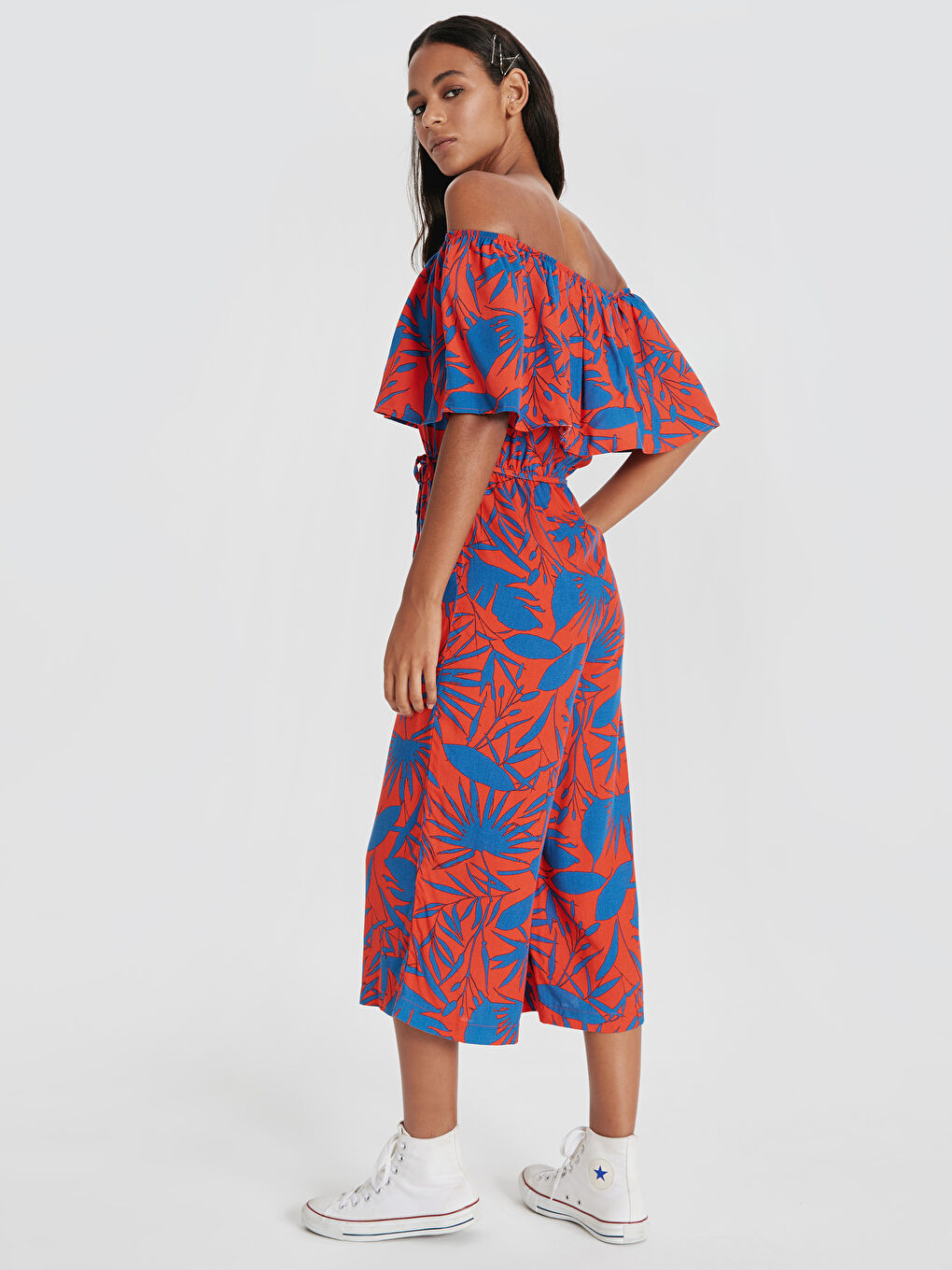 Combinaison en Popeline sans Manches pour Femmes-2