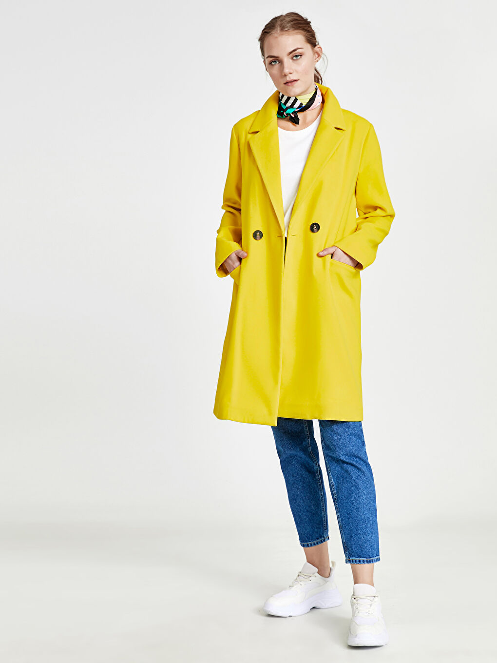 Sarı Trençkot-2
