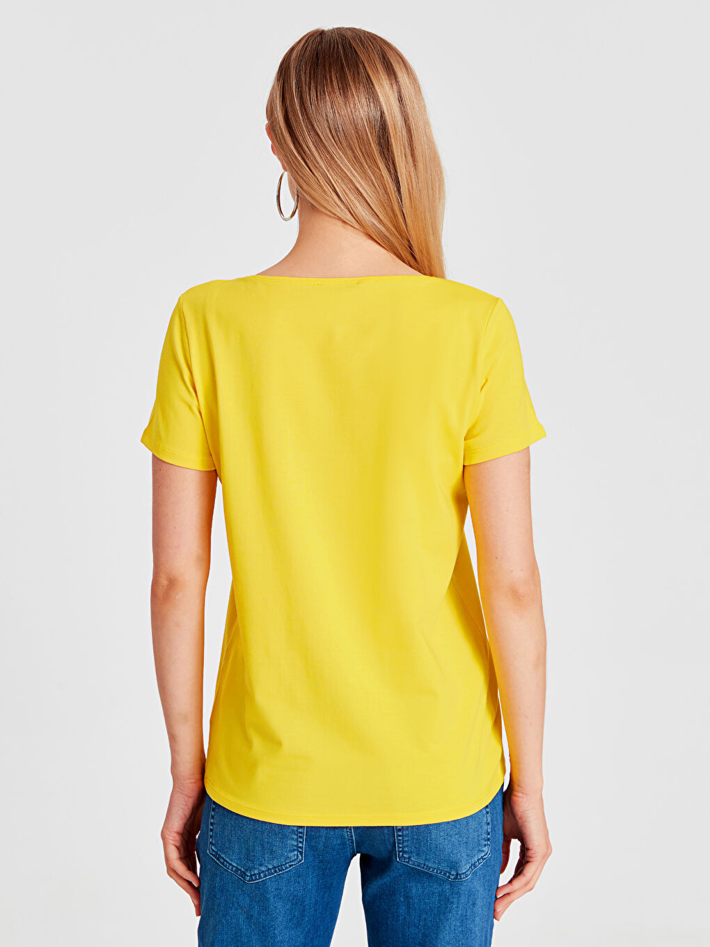 Canlı Sarı Tişört-2