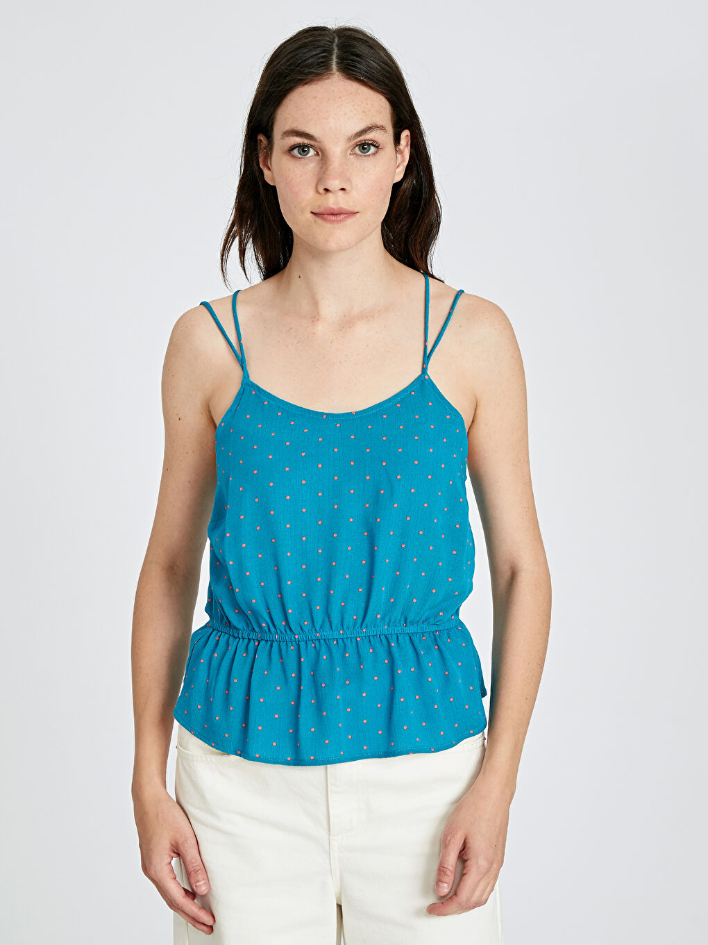 Standard Fit Women's Strapped Blouse