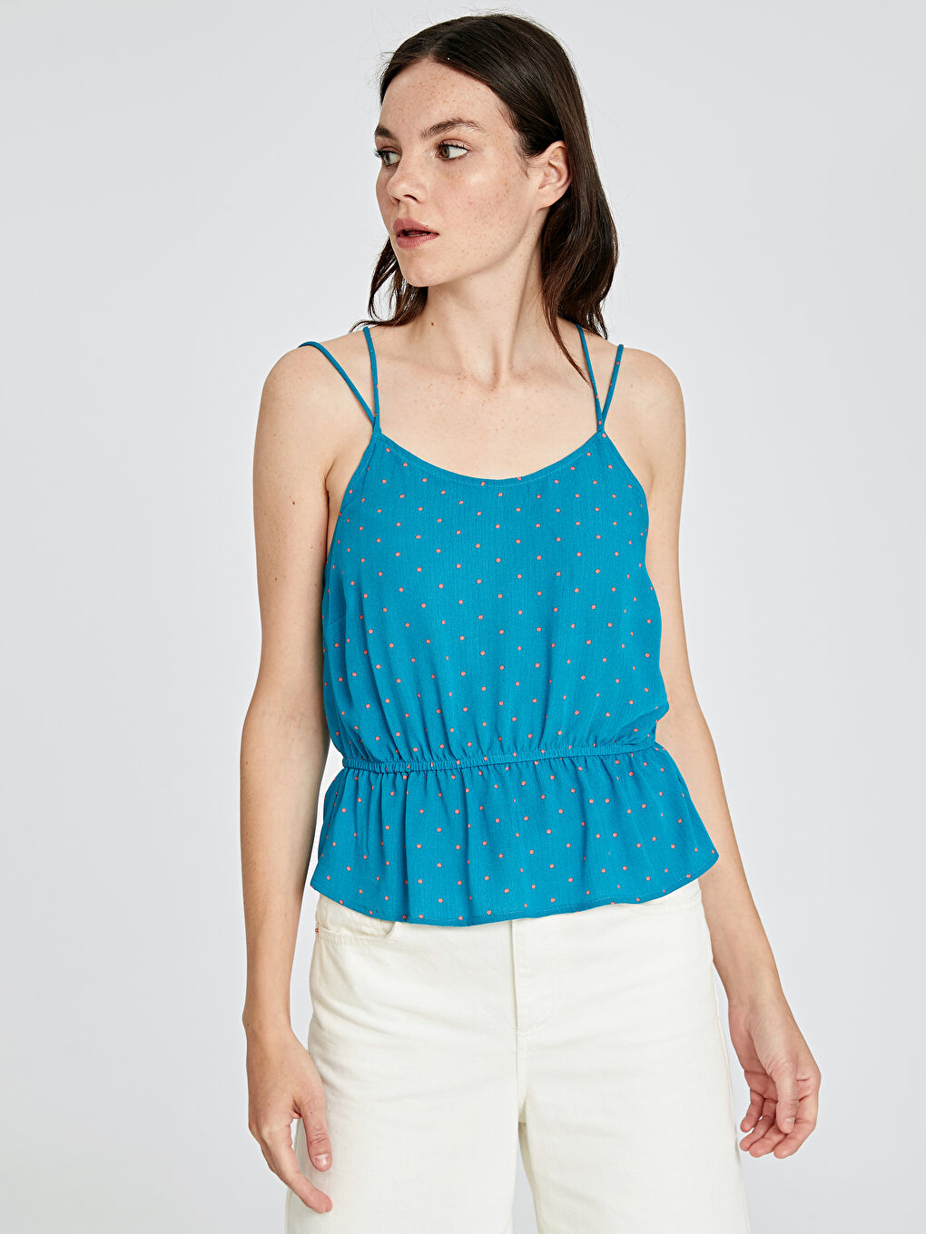 Standard Fit Women's Strapped Blouse-1