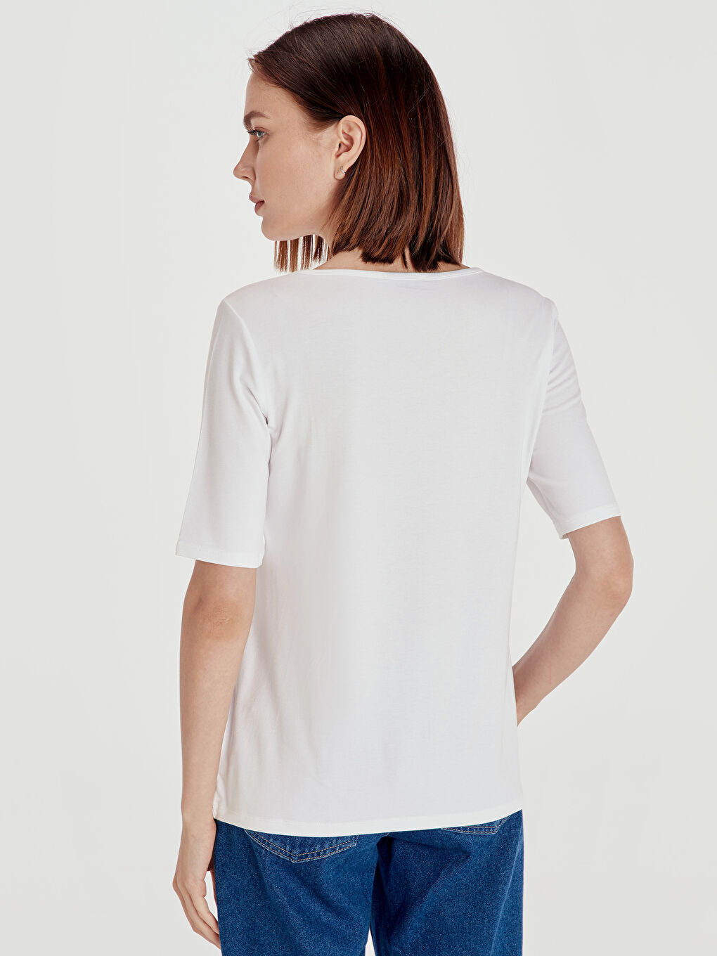 Woman WHITE T-Shirt-1