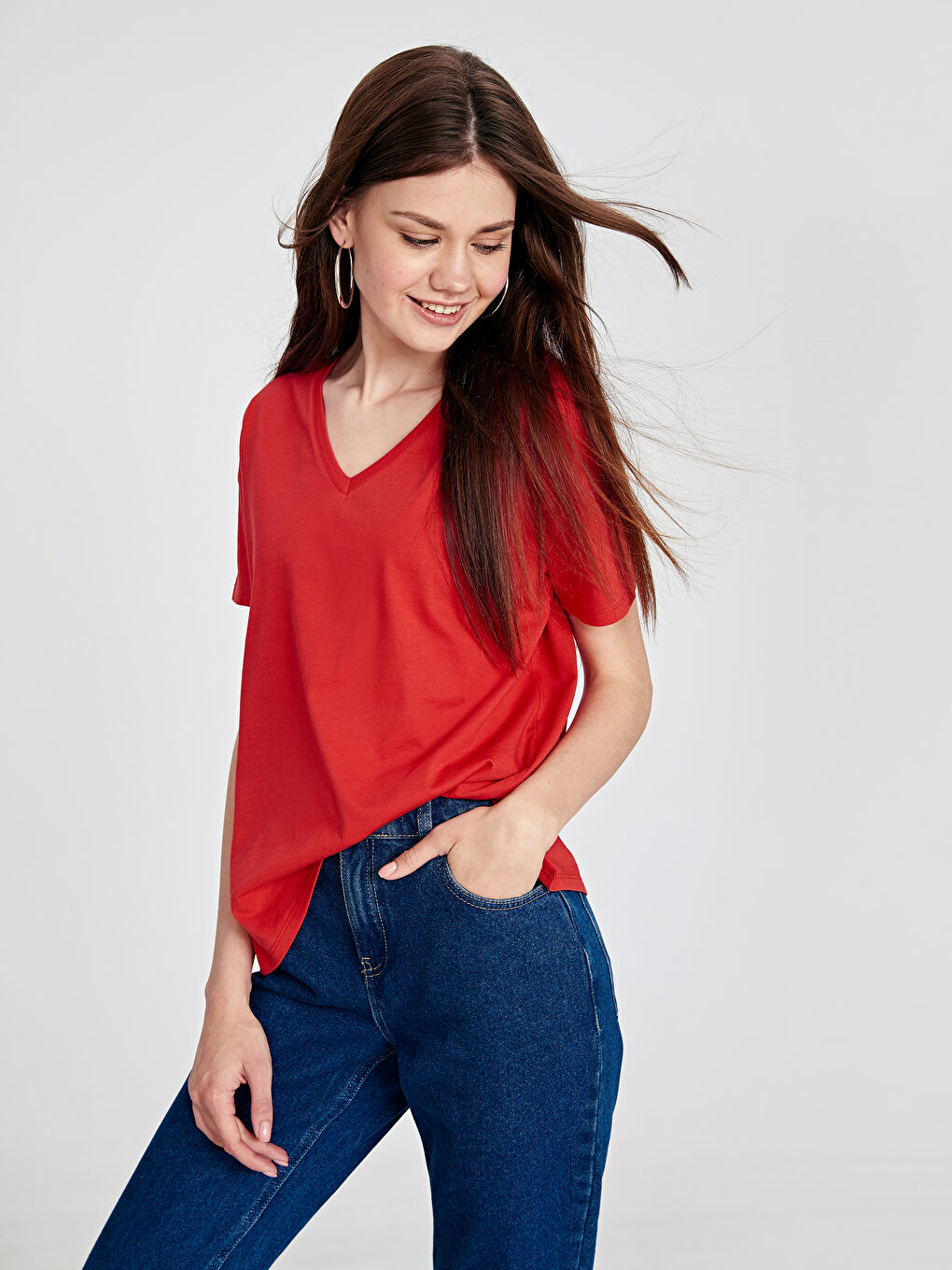 T-shirt ROUGE Femme