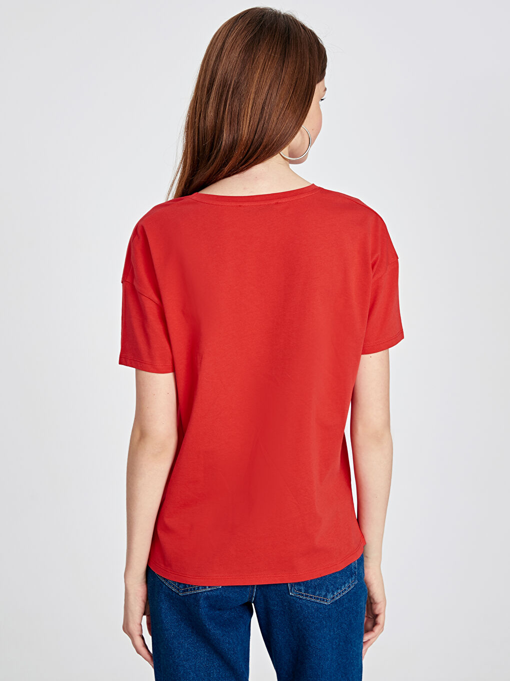 T-shirt ROUGE Femme-2