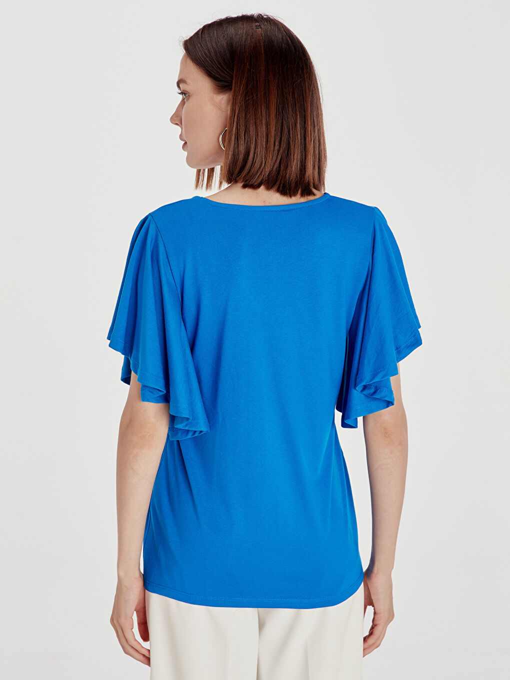 Әйелдер көгілдір Футболка-1