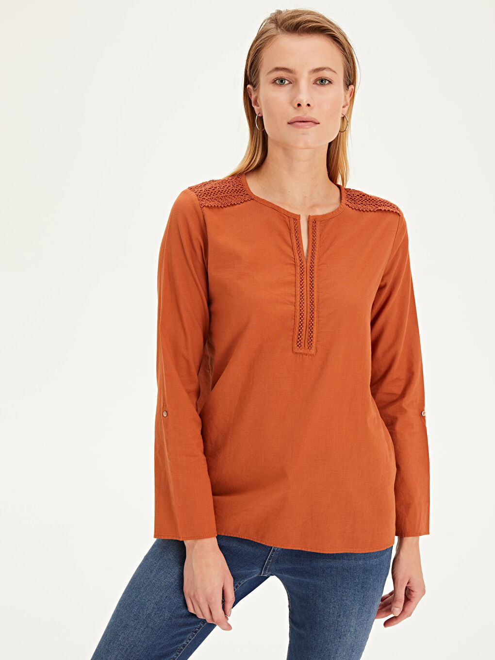 Blouse ORANGE Femme