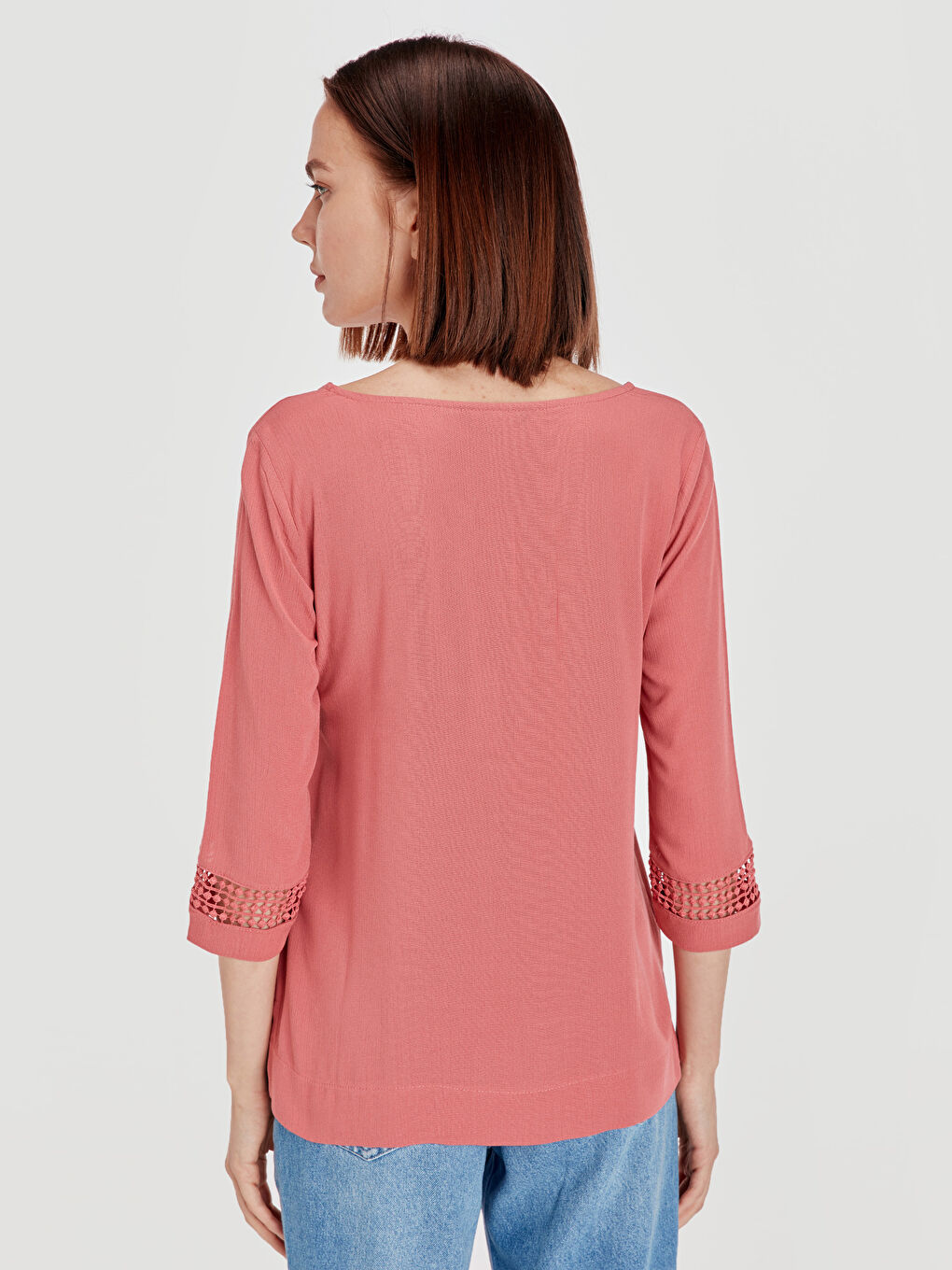 Bluza za Žene sa V Izrezom od Viskoze-2