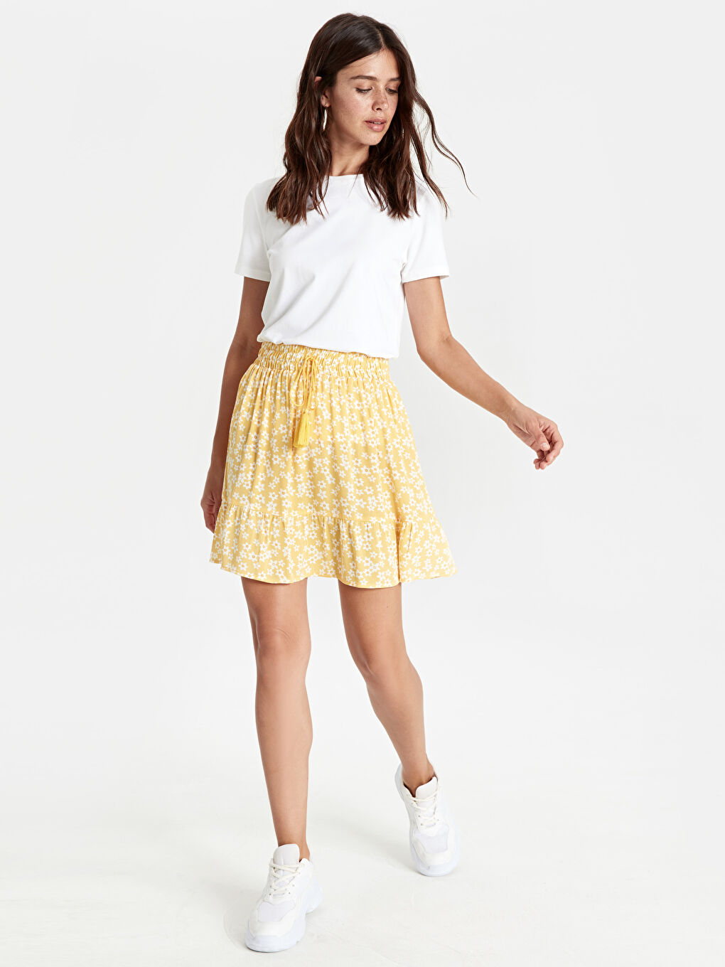 Woman YELLOW Skirt