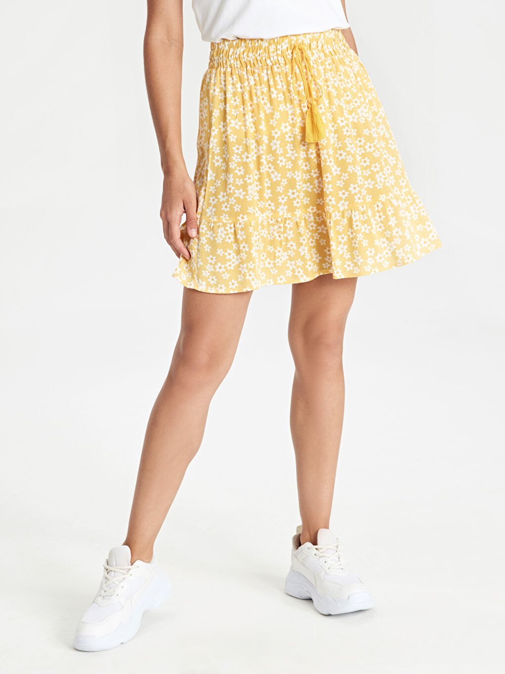 Woman YELLOW Skirt-2
