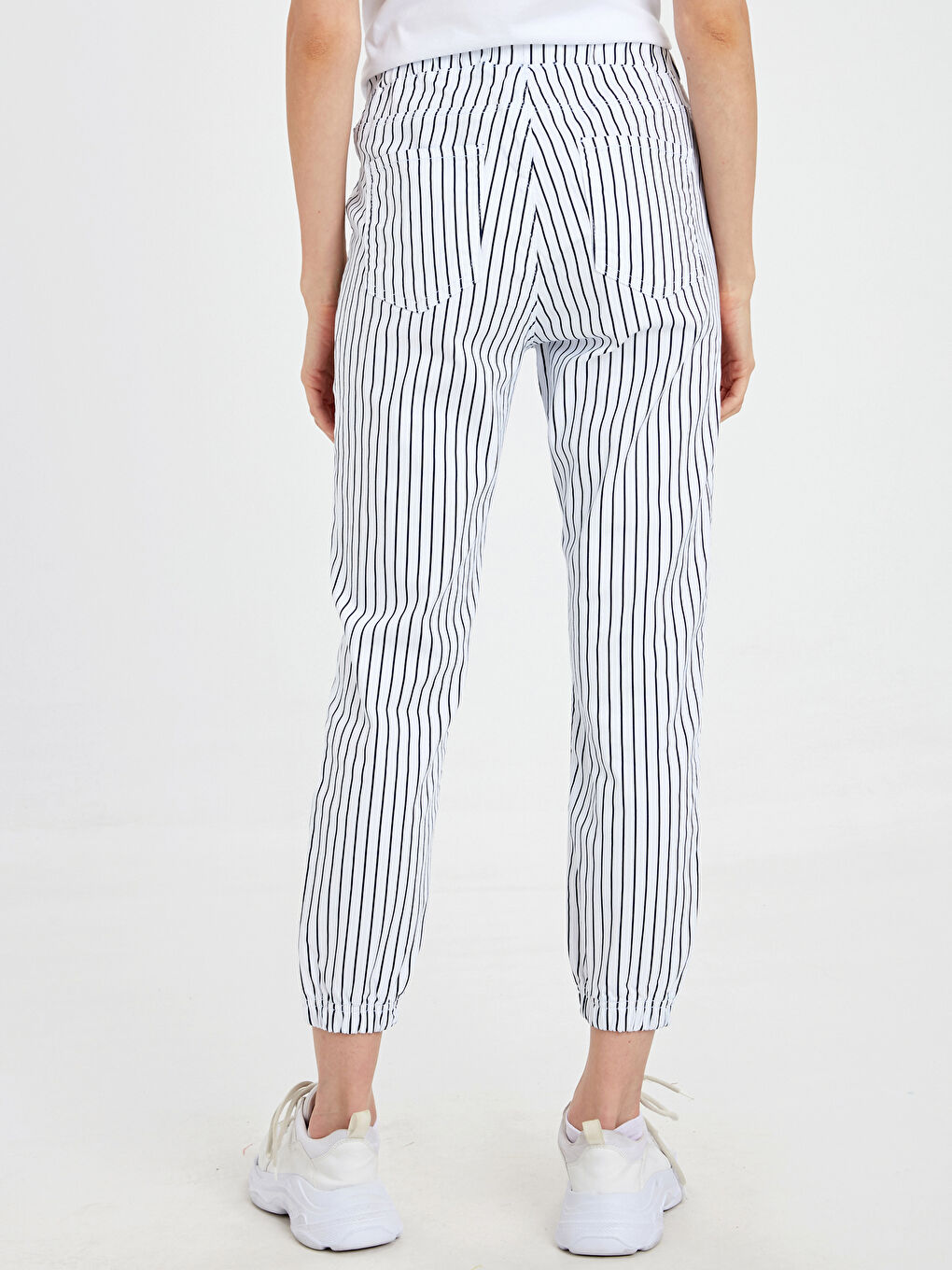 Mavi Çizgili Pantolon-2